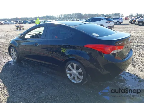 2013 Hyundai Elantra Limited from USA, damaged, VIN 5NPDH4AE6DH420527